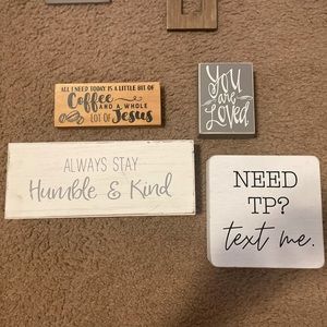 Hobby lobby table decor!